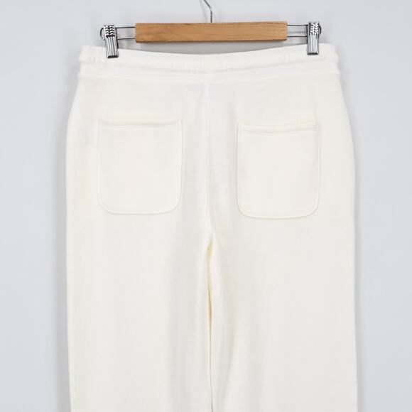 NWT J.Crew Women's Heritage Terry Wide-Leg Relaxed Fit Sweatpant Ivory Small - Picture 5 of 9